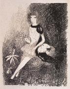 Marie Laurencin Girl was borned settlement oil on canvas